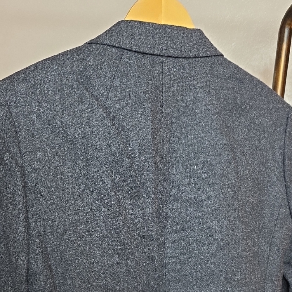 Pendleton Women's Blazer in Charcoal Dark Blue Wool Vintage 10 - Picture 5 of 13